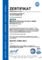 Zertifikat ISO/IEC 27001:2022