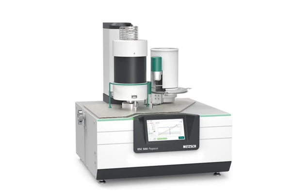 NETZSCH Differential Scanning Calorimeter featuring a digital display, designed for thermal analysis and material characterization.