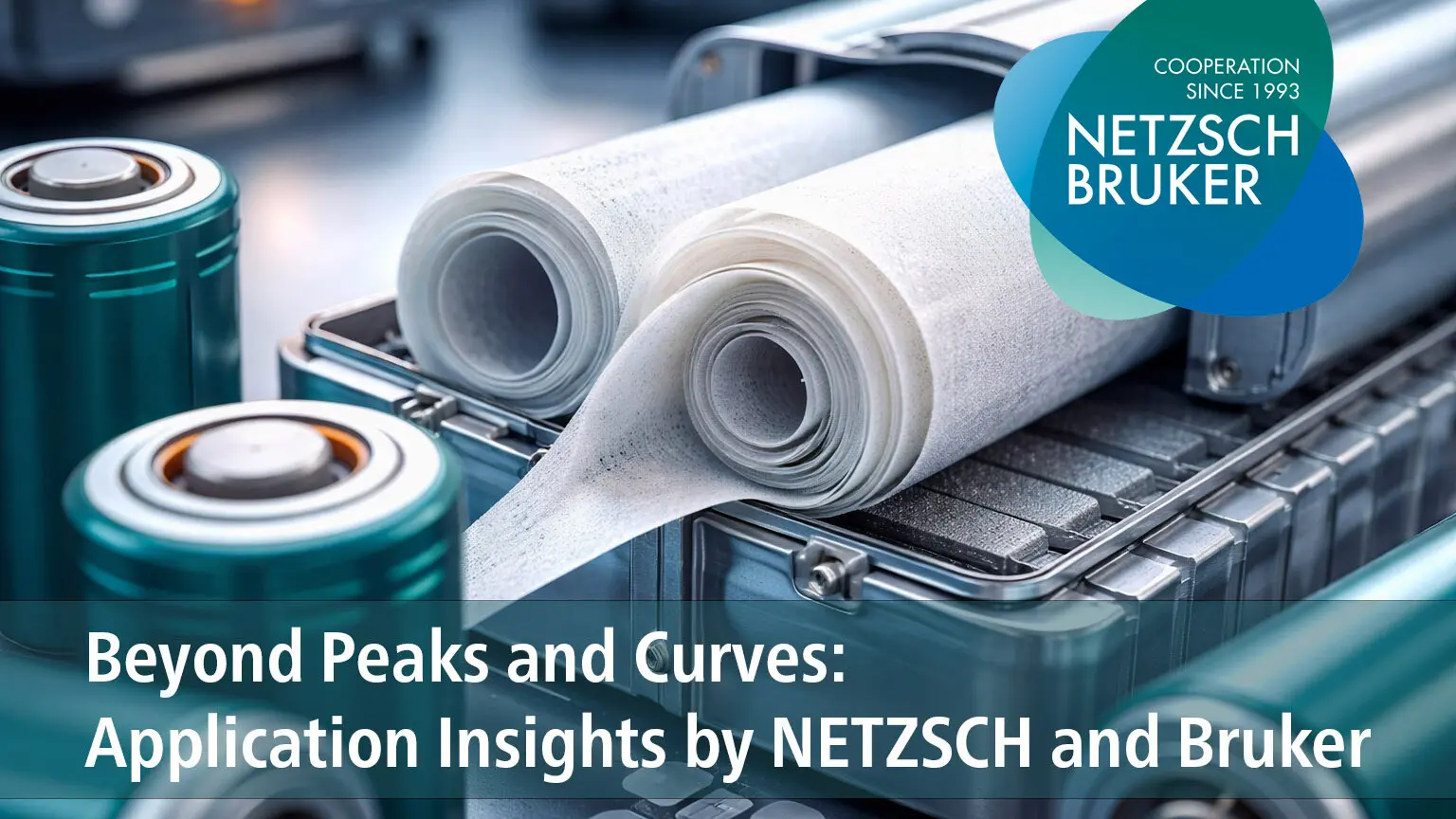 Kombinierte thermische Analyse und Gasanalytik für Batteriematerialien durch NETZSCH und Bruker. EGA-Methoden für sichere Separator-Identifikation.