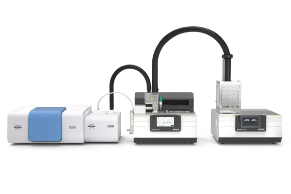 Analytical laboratory equipment showcasing advanced technologies for precise testing and analysis in scientific research.