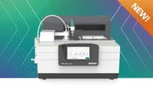 NETZSCH STA 319 Jupiter Thermoanalysegerät mit Touchscreen, schnellem Heizsystem und automatischem Probenträger für TGA und DSC.