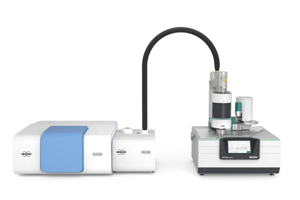 Advanced analytical equipment featuring a sleek design, ideal for material testing and analysis in research laboratories.