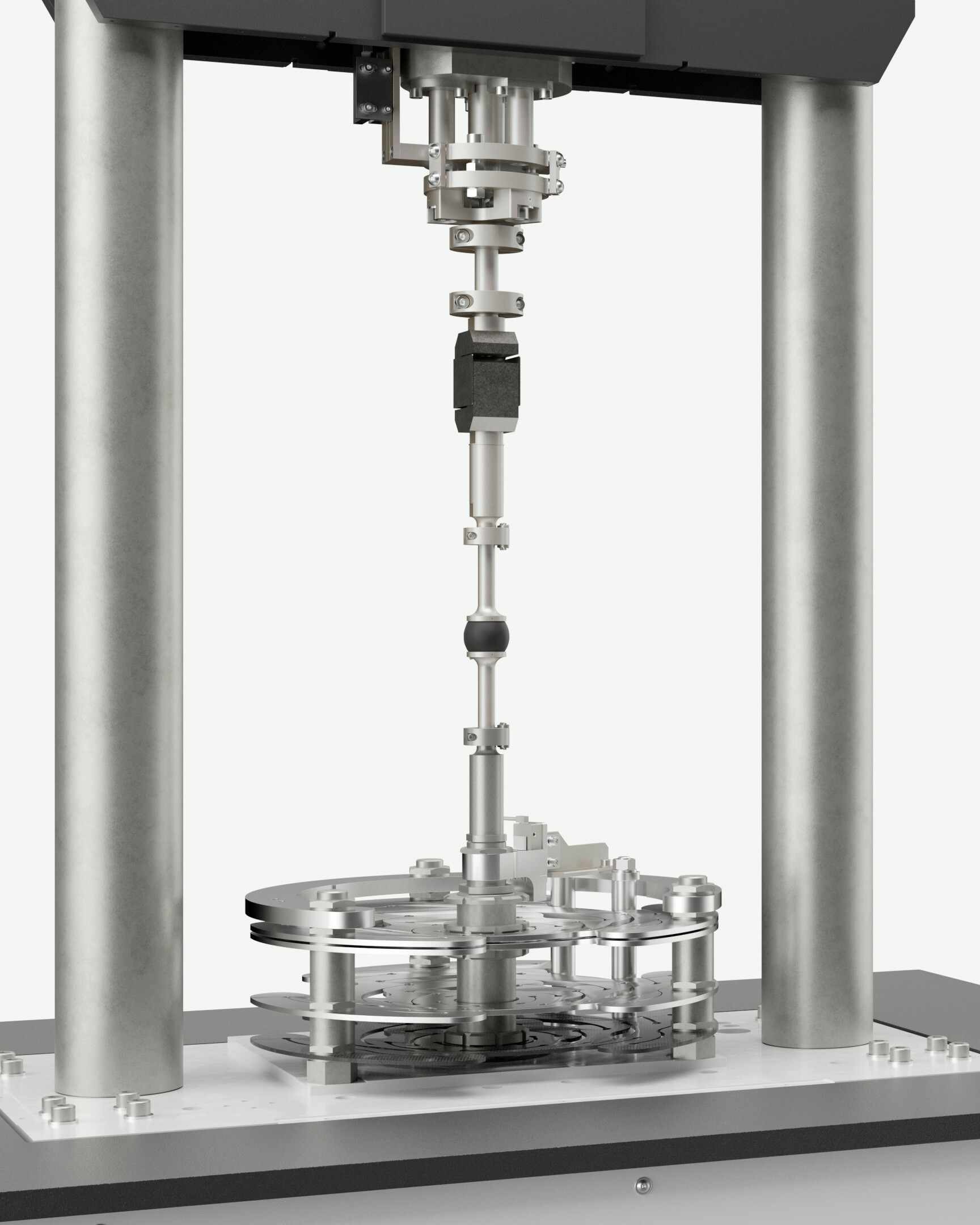 HBU 523 Gabometer features advanced testing equipment for dynamic mechanical analysis, measuring material stiffness and damping.