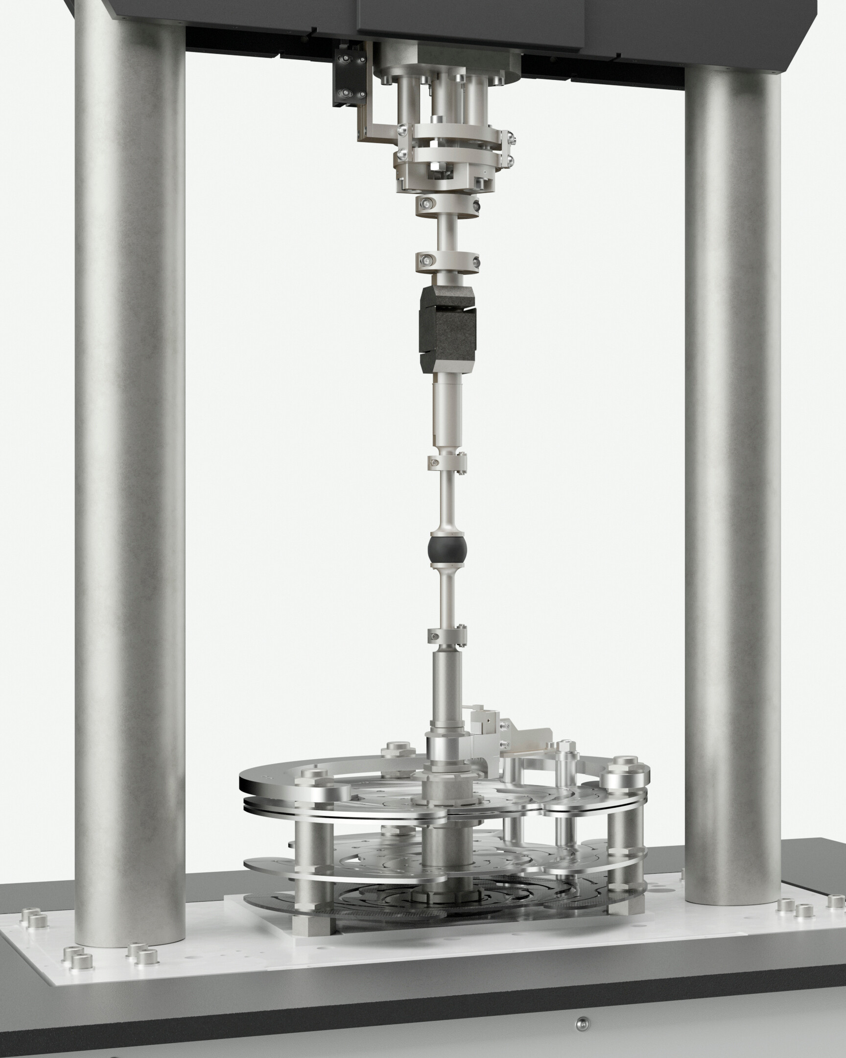 HBU 523 Gabometer features advanced testing equipment for dynamic mechanical analysis, measuring material stiffness and damping.